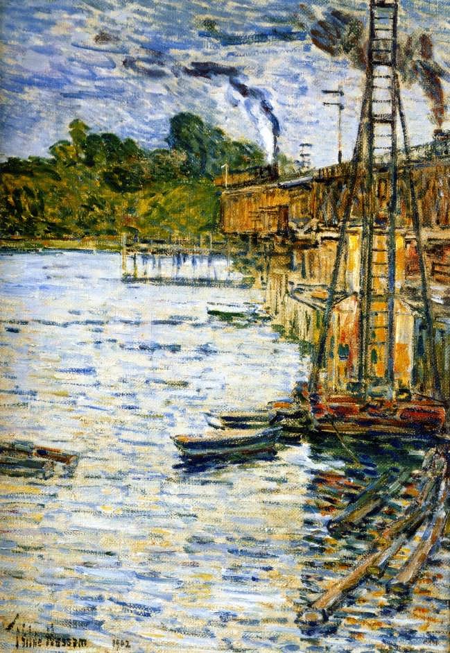 FrederickChildeHassam-TheMillPond1