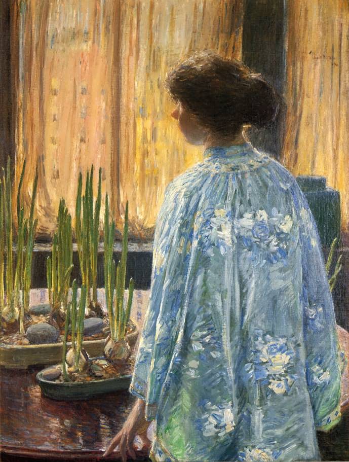 FrederickChildeHassam-TheTableGarden