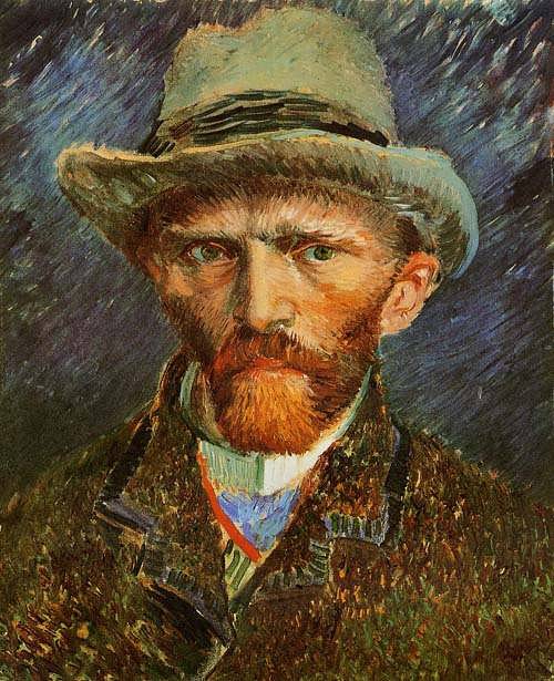 Gogh-SelfPortraitwithaGreyFeltHat1