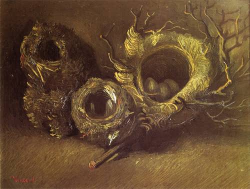 Gogh-StillLifewithThreeBirdsNests