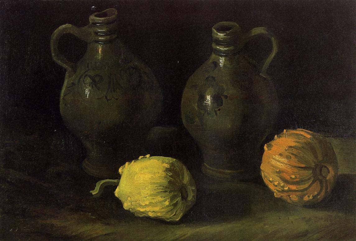 Gogh-StillLifewithTwoJarsandTwoPumpkins1