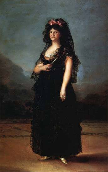 Goya-QueenMaraLuisaWearingaMantilla1