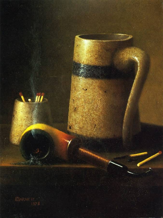 Harnett-StillLifePipeandMug