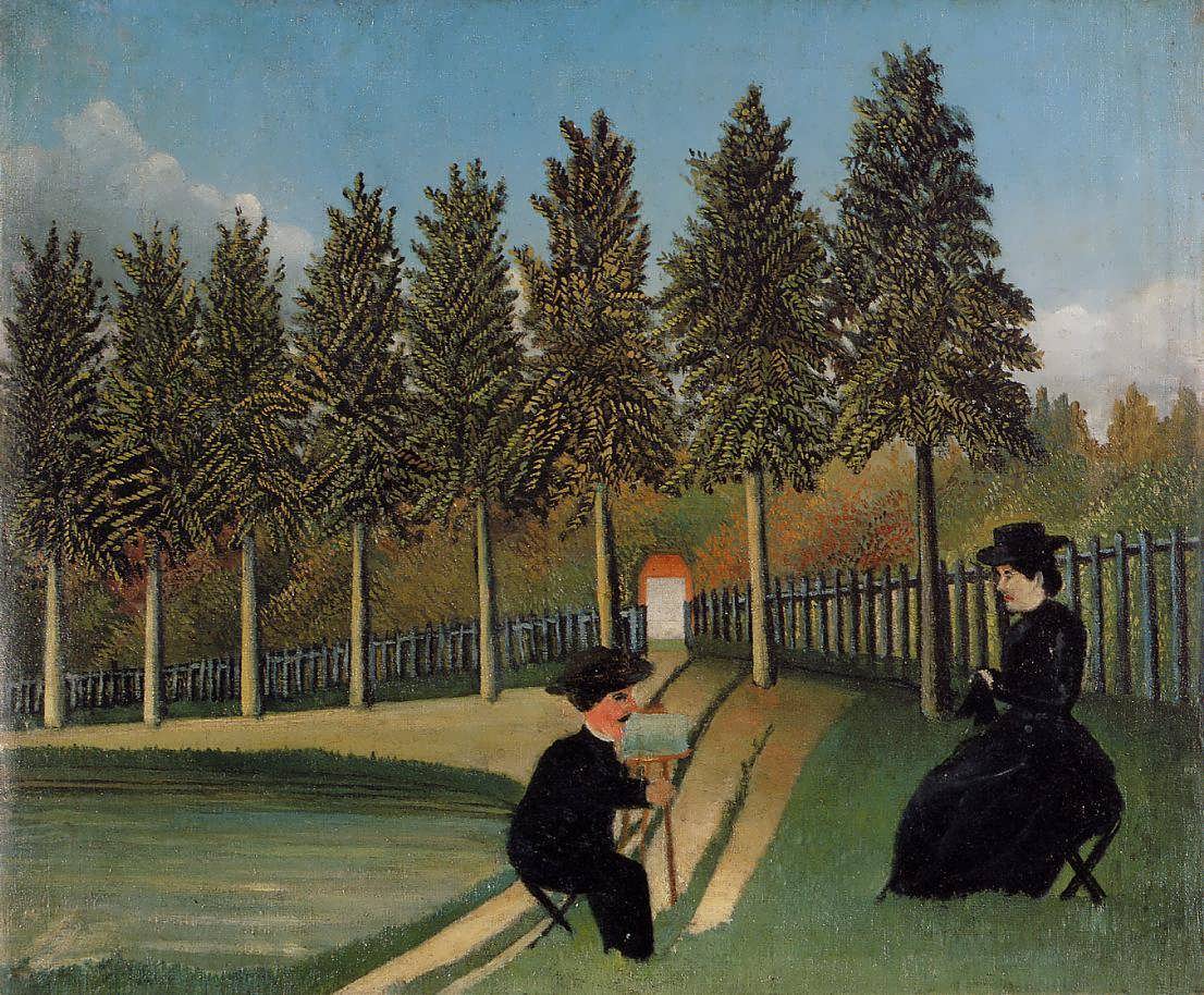 HenriRousseau-ThePainterandHisWife