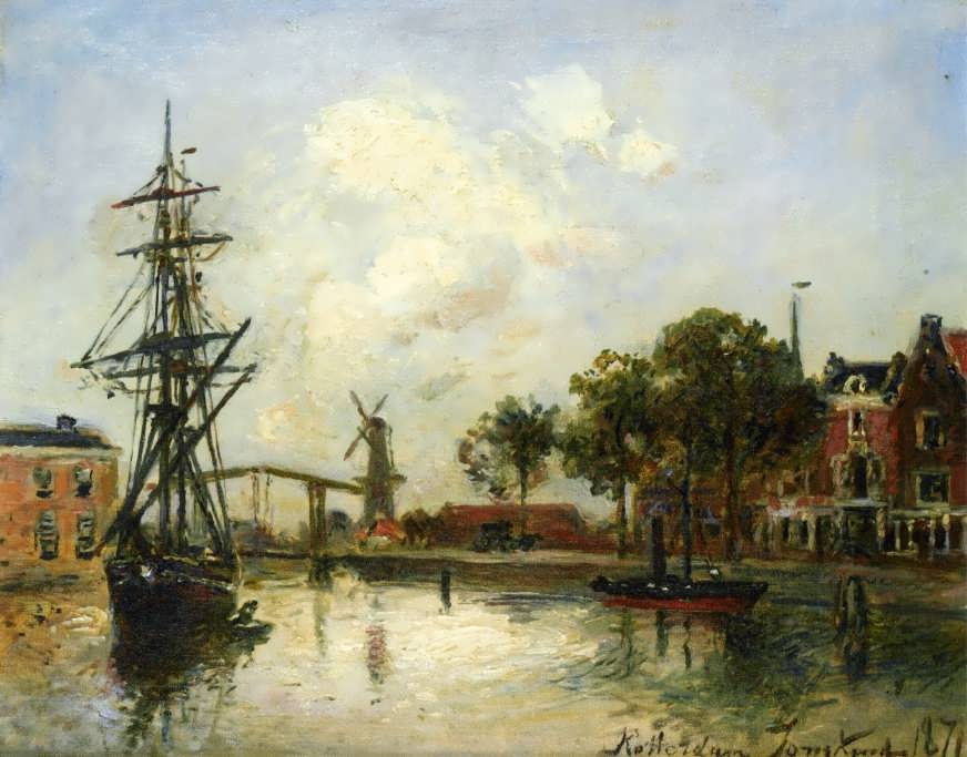 Johan-BertholdJongkind-EntrytothePortRotterdam1