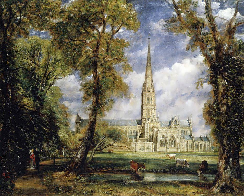 JohnConstable-SalisburyCathedralfromtheBishopsGarden