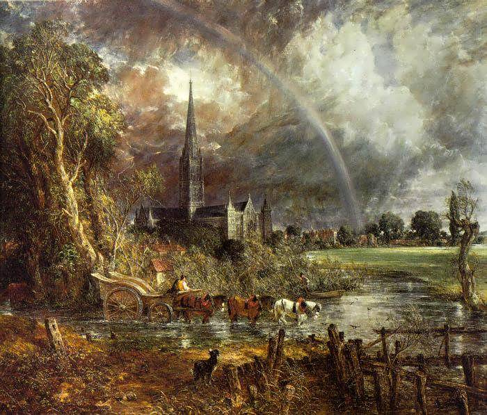 JohnConstable-SalisburyCathedralfromthemeadows