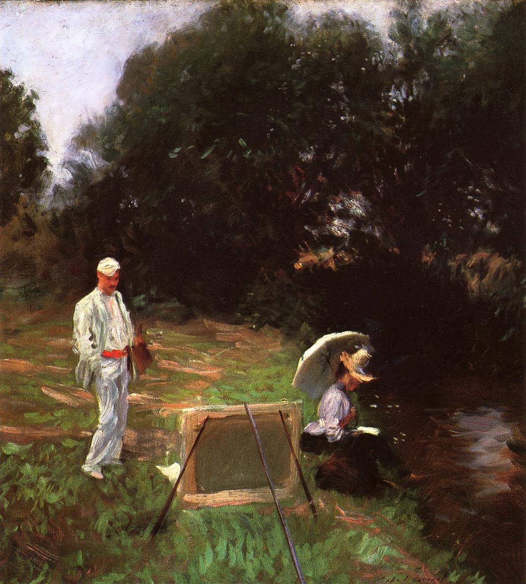 JohnSingerSargent-DennisMillerBunkerPaintingatCalcot