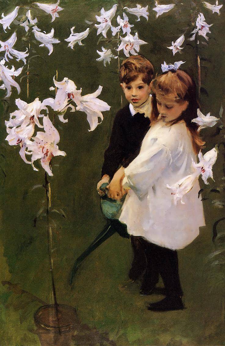 JohnSingerSargent-GardenStudyoftheVickersChildren