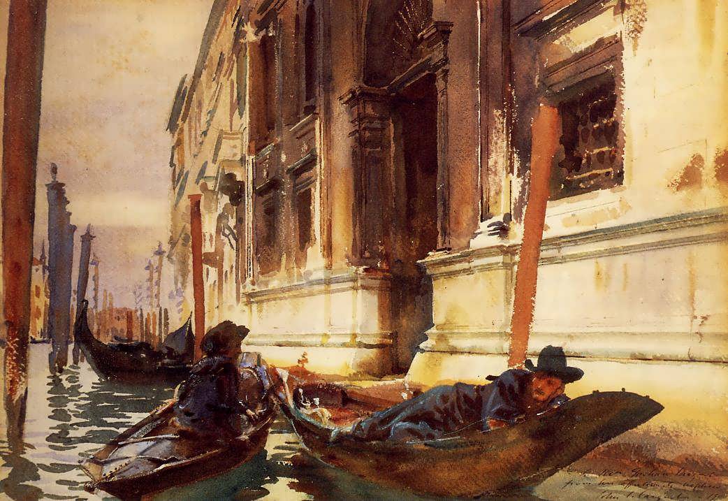 JohnSingerSargent-GondoliersSiesta1