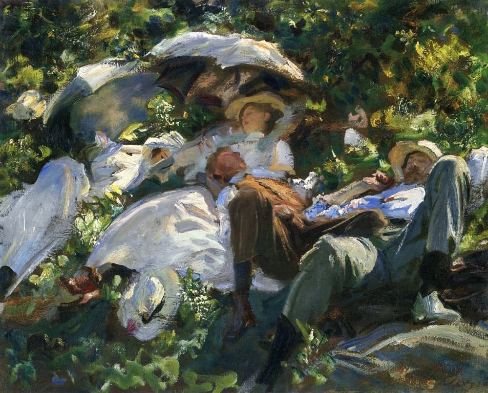 JohnSingerSargent-GroupwithParasolsakaASiesta