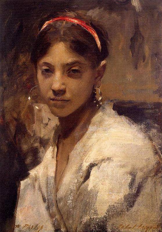 JohnSingerSargent-HeadofaCapriGirl