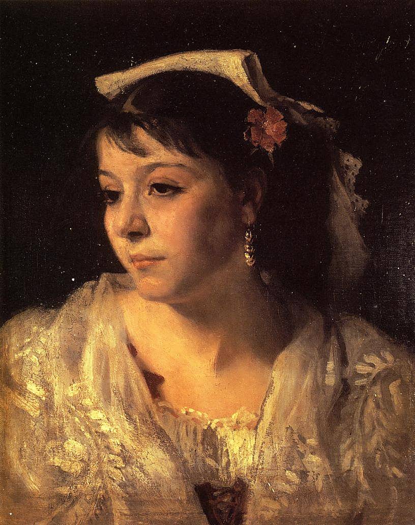 JohnSingerSargent-HeadofanItalianWoman