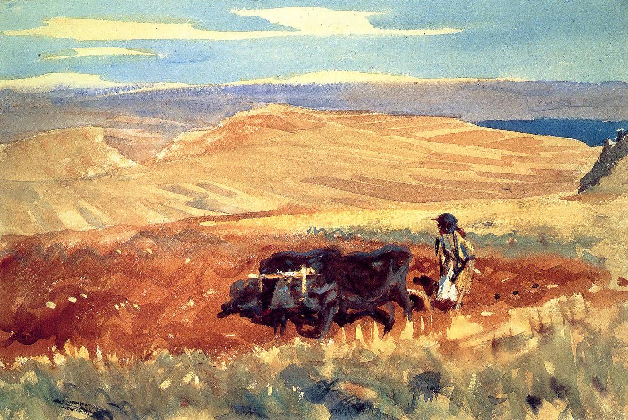 JohnSingerSargent-HillsofGalilee