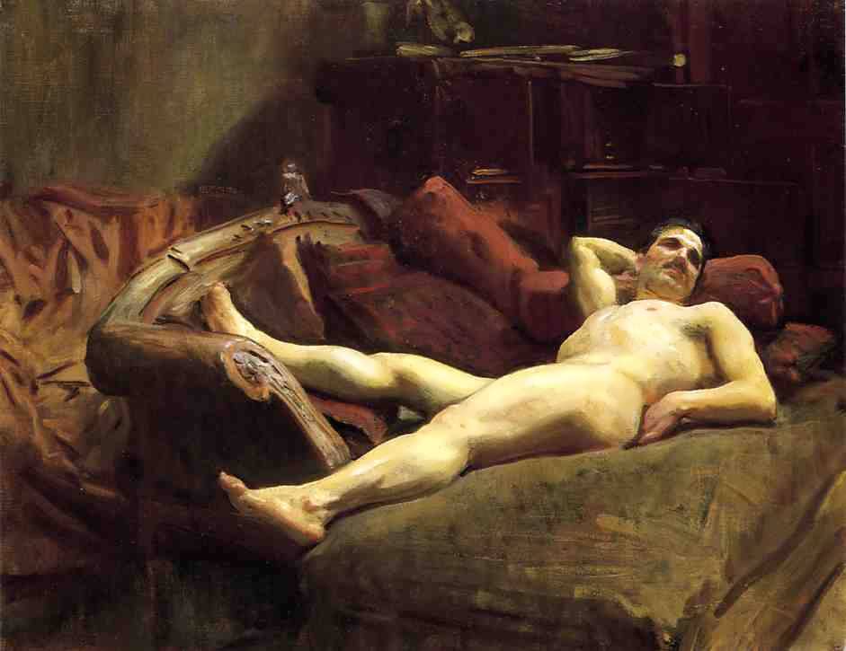 JohnSingerSargent-MaleModelResting