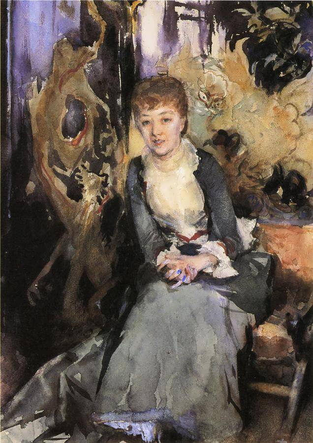 JohnSingerSargent-MissReubellSeatedinFrontofaScreen