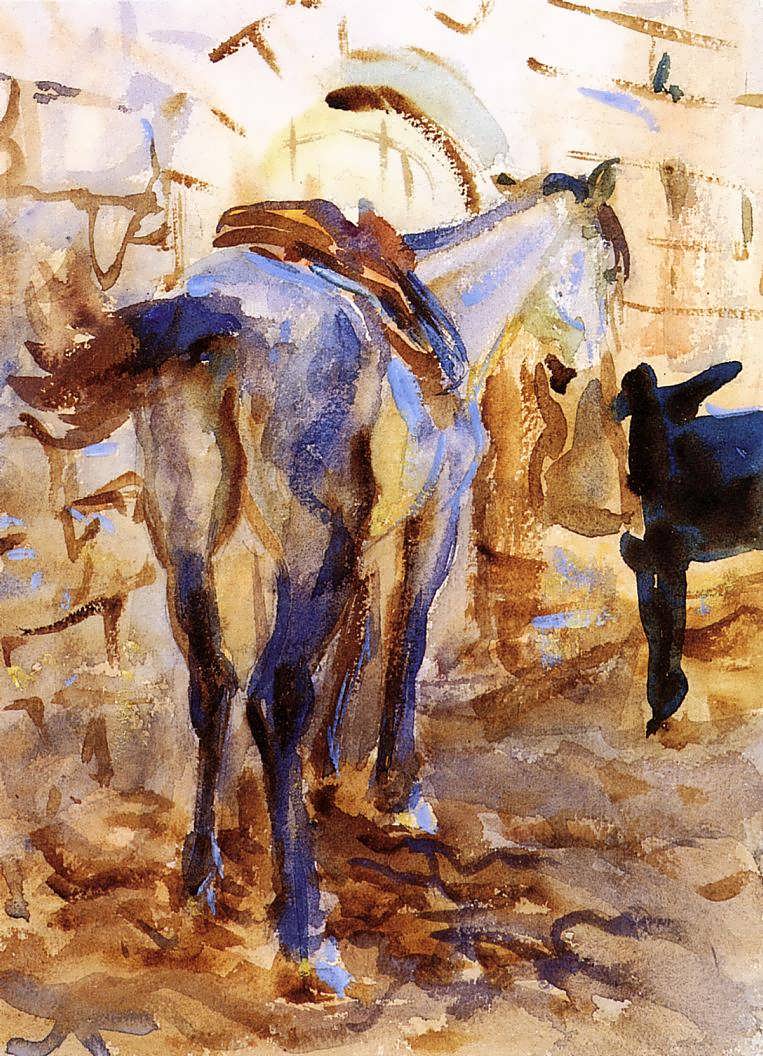 JohnSingerSargent-SaddleHorsePalestine