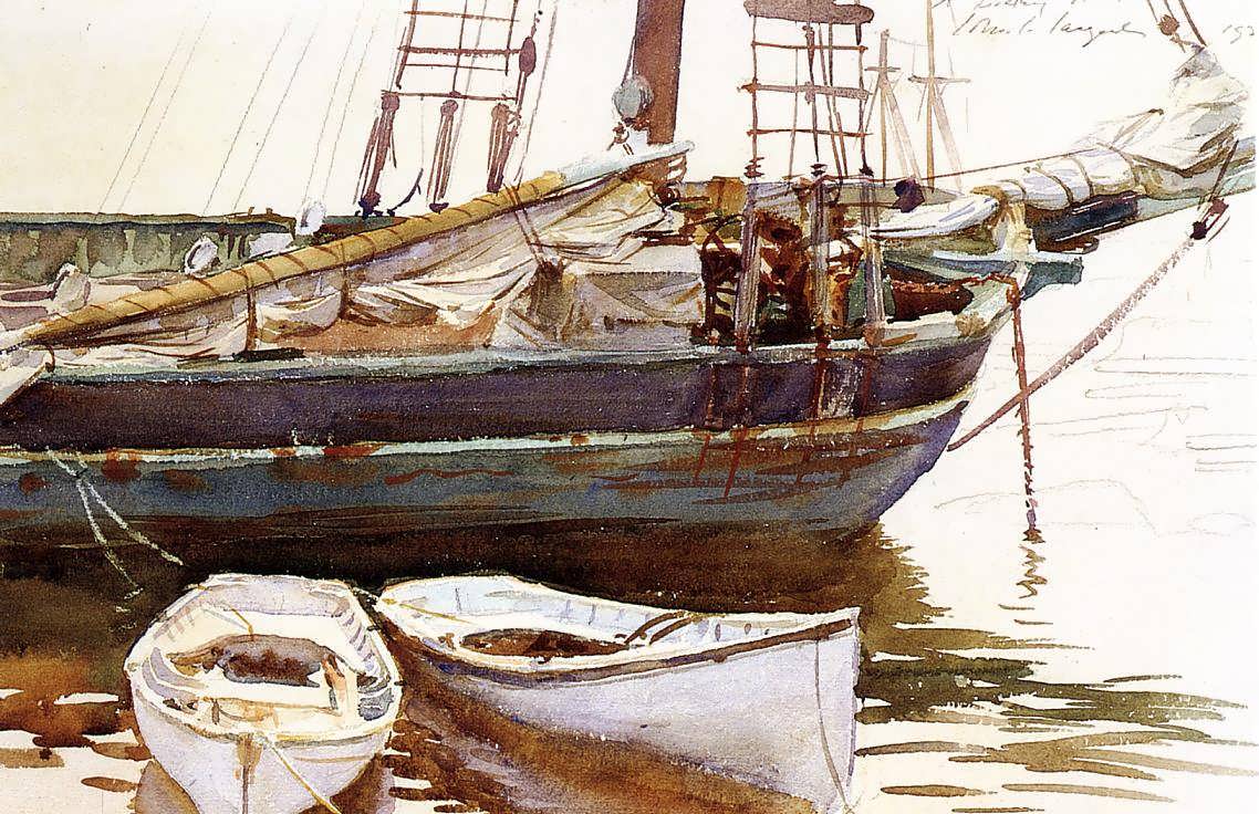 JohnSingerSargent-SchoonerCatherineSomesvilleMaine