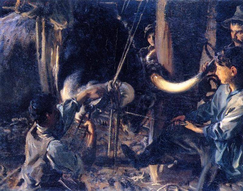 JohnSingerSargent-ShoeingtheOx