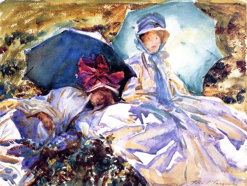 JohnSingerSargent-SimplonPassTheGreenParasol