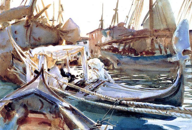 JohnSingerSargent-SketchingontheGiudecca