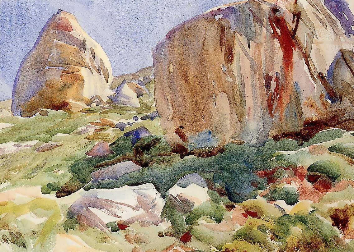 JohnSingerSargent-TheSimplonLargeRocks1