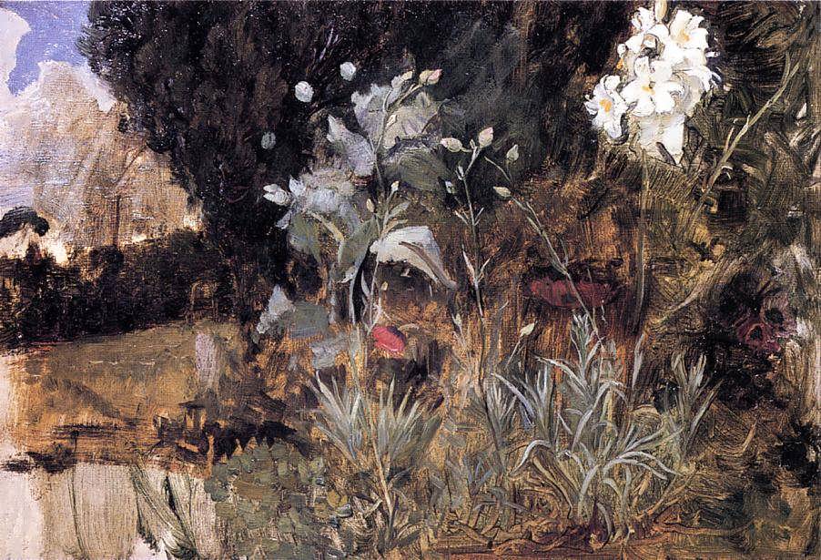 JohnWilliamWaterhouse-FlowerSketchforTheEnchantedGarden1