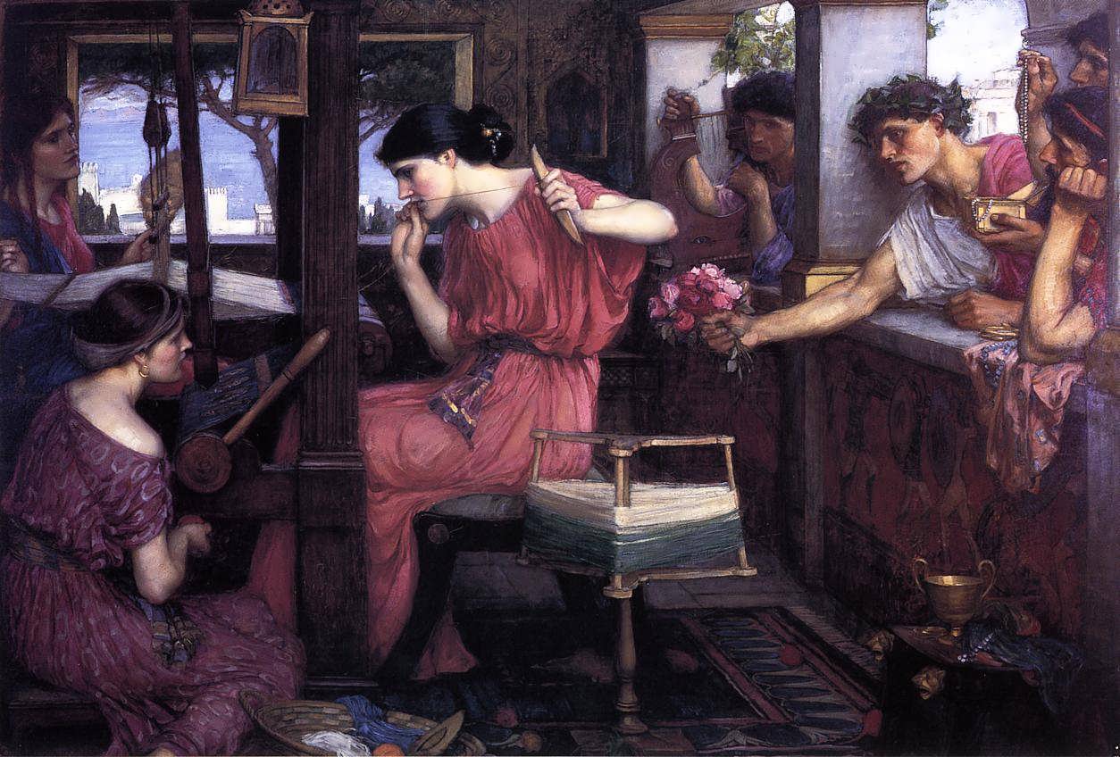 JohnWilliamWaterhouse-PenelopeandtheSuitors1