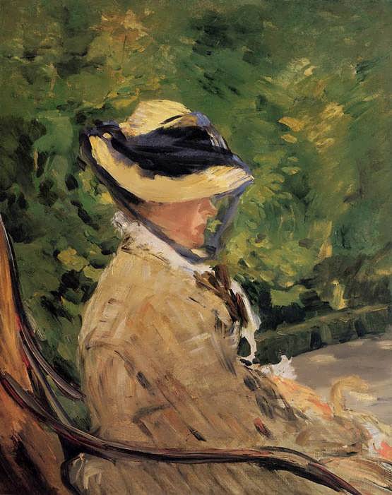 Manet-MadameManetatBellevue1