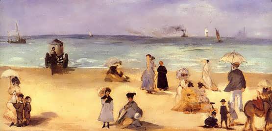 Manet-OntheBeachatBoulogne1