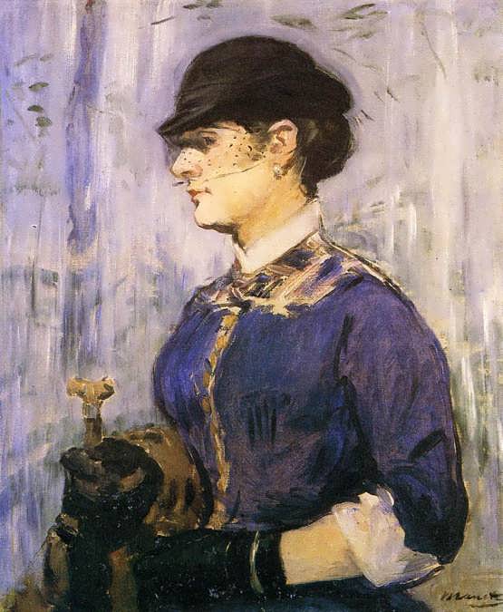 Manet-YoungWomaninaRoundHat1