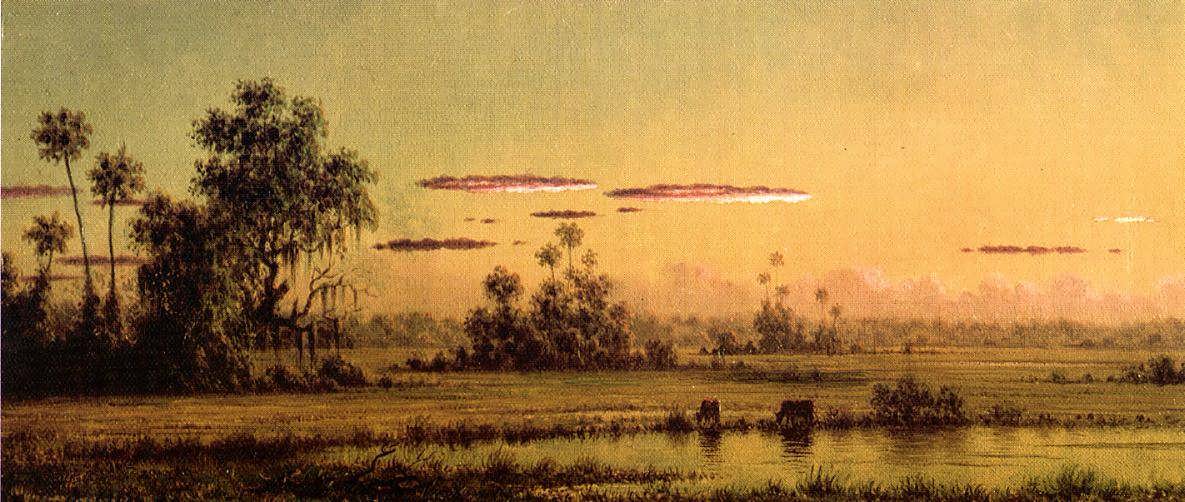 MartinJohnsonHeade-FloridaSunsetwithTwoCows1