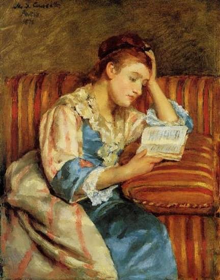 MaryCassatt-MrsDuffeeSeatedonaStripedSofaReading1