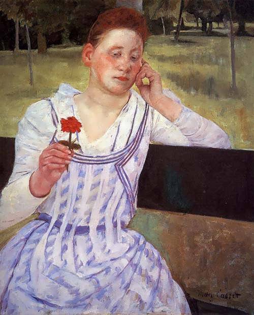 MaryCassatt-ReverieakaWomanwithaRedZinnia1