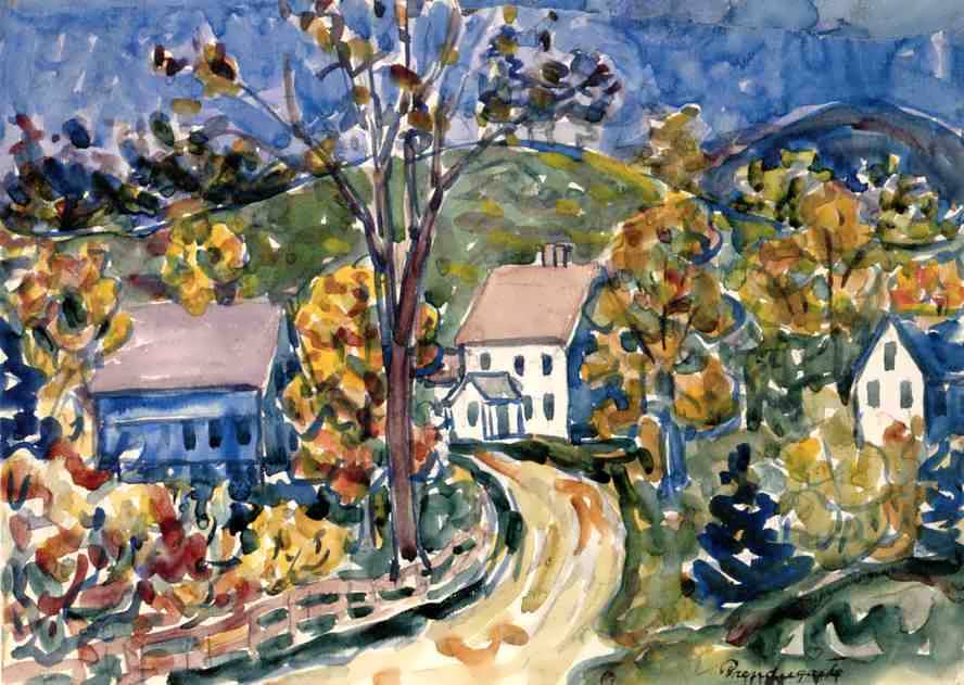 MauricePrendergast-CountryRoadNewHampshire