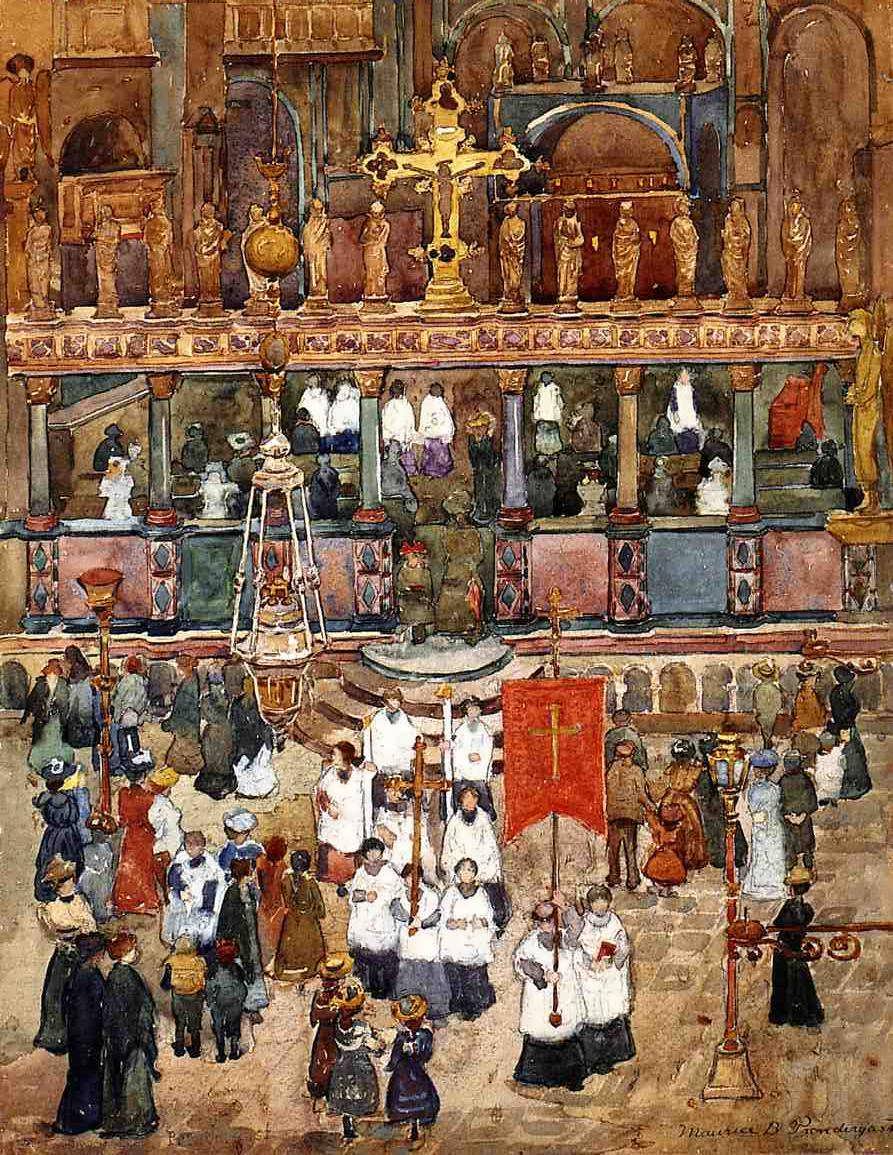 MauricePrendergast-EasterProcessionStMarks