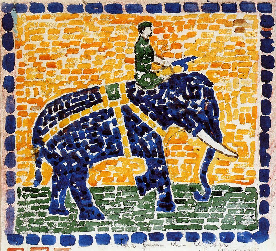 MauricePrendergast-Elephant