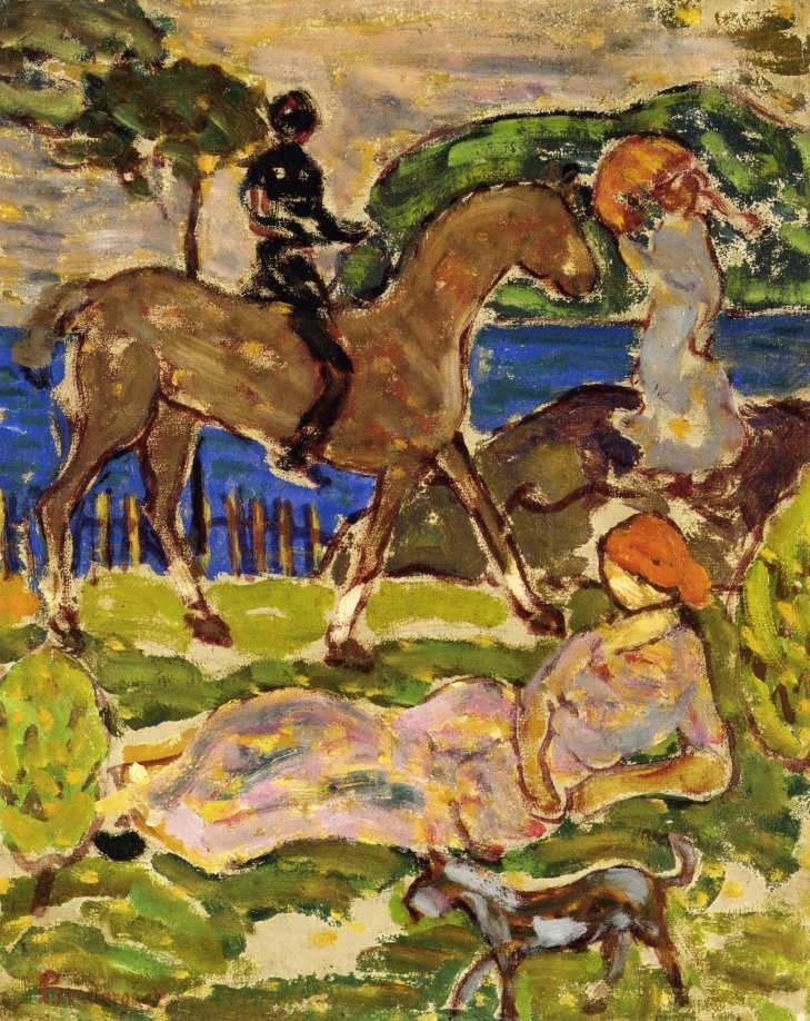 MauricePrendergast-IdyllicLandscape