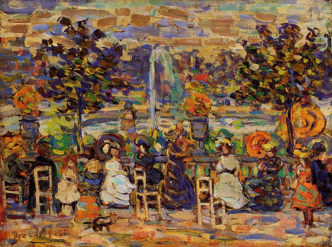 MauricePrendergast-InLuxembourgGardens