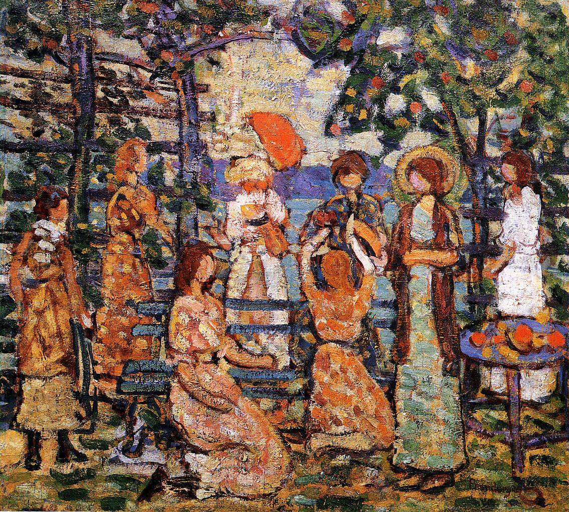 MauricePrendergast-LadiesinaSeasideArbor