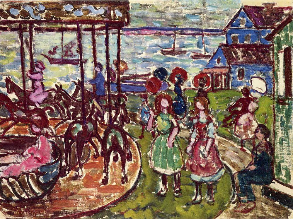 MauricePrendergast-Merry-Go-Round