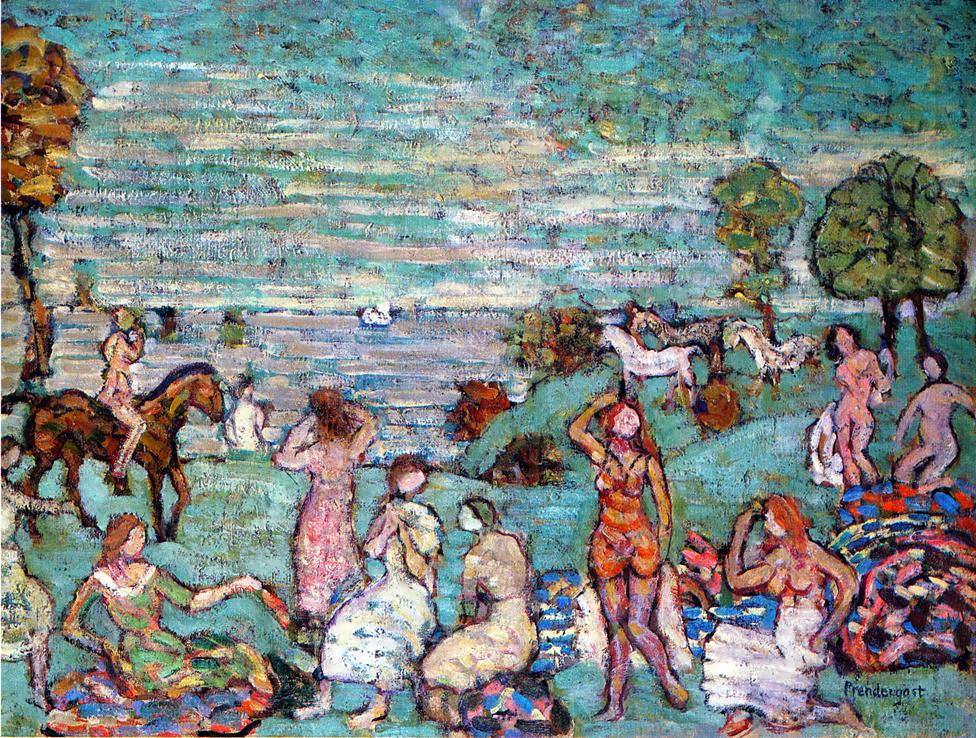 MauricePrendergast-PicnicbytheSea