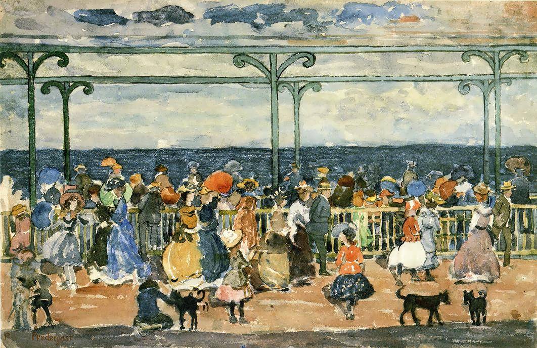 MauricePrendergast-PromenadeatNantasket