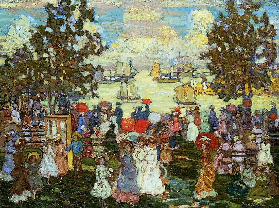 MauricePrendergast-SalemWillowsakaThePromenadeSalemHarbor