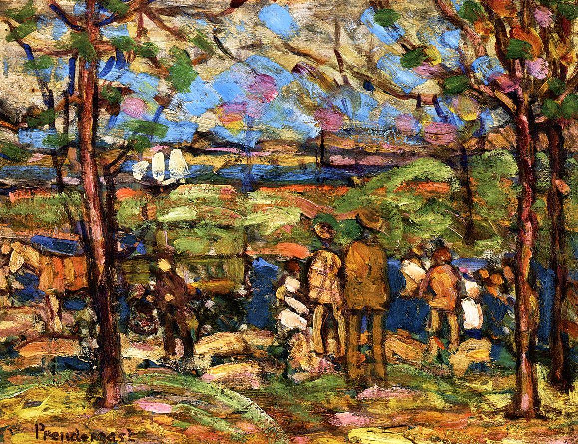 MauricePrendergast-SquantonakaMeninParkwithaWagonSquanton