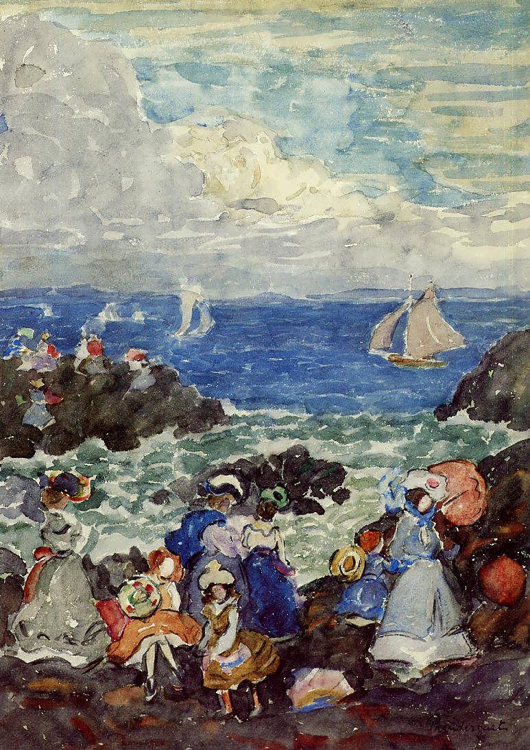 MauricePrendergast-SurfNantasket