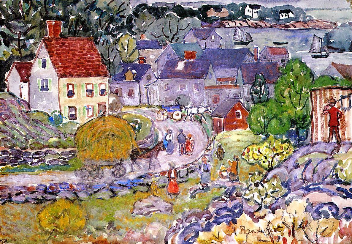 MauricePrendergast-TheHayCart