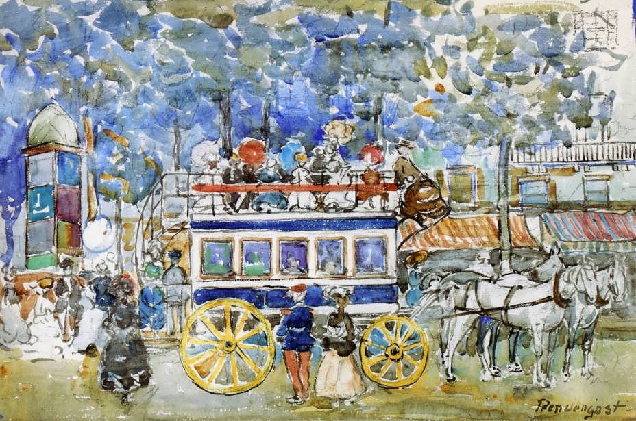 MauricePrendergast-TheParisOmnibus1