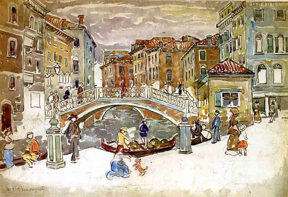 MauricePrendergast-VeniceTheLittleBridge1