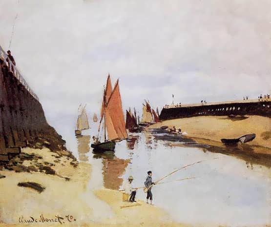 Monet-EntrancetothePortofTrouville1